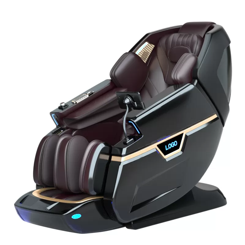 Top Selling Premium PU Leather Full Body Massage Chair with Air Pressure Relief thumbnail 2